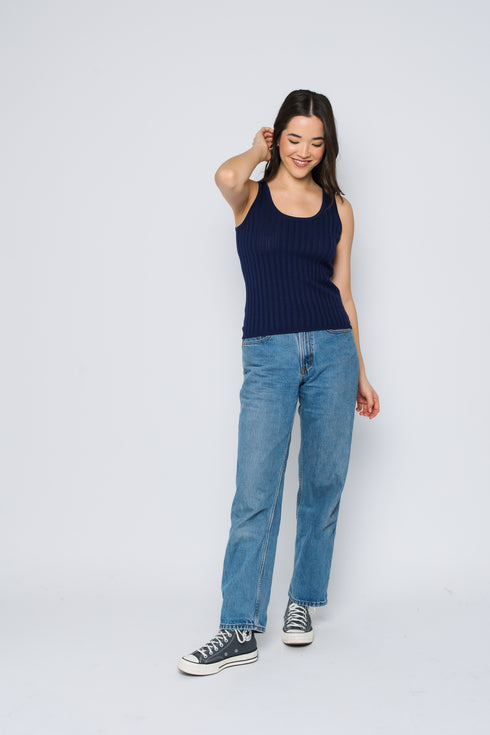 Jasmine-Pointelle Tank